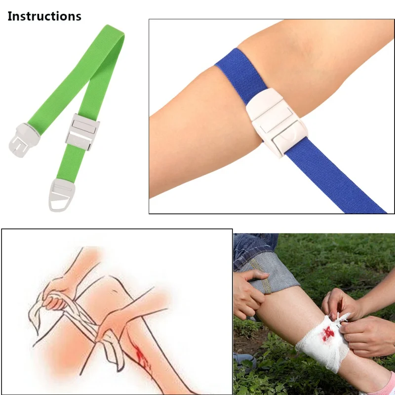 Outdoor Aid Quick Slow Release Medical Paramedic Sport Strap Emergency Tourniquet Buckle First Aid Rescue for Hunting Hiking