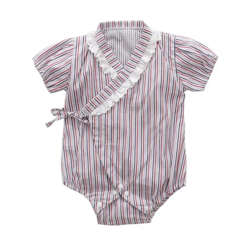 Kimono Newborn Baby Boys Girls Clothes Japanese Style Kids Rompers Pajamas Robes Bathrobe Uniform Clothes Infants costume  Y833