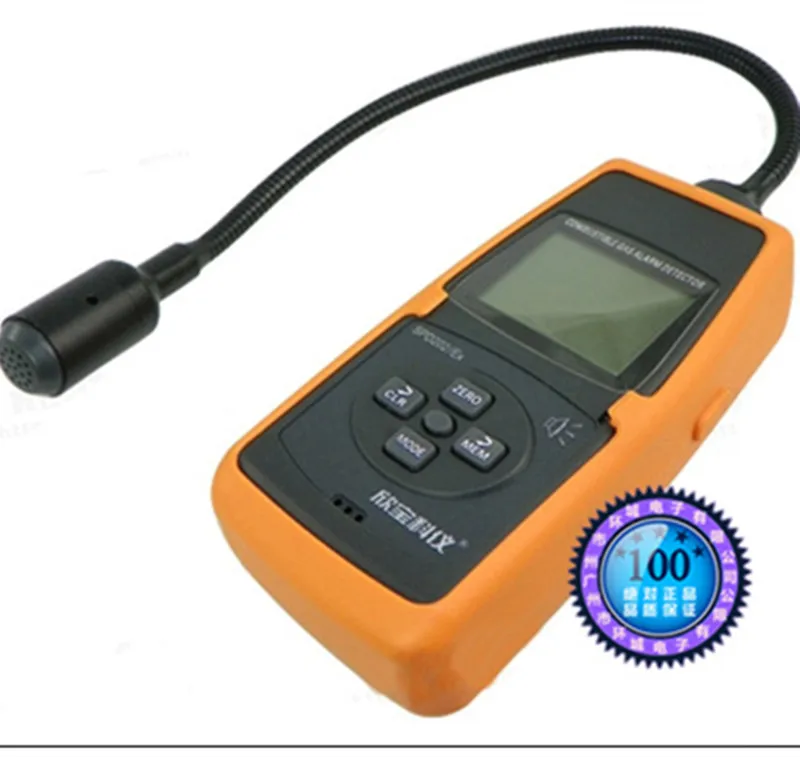 Spd202 detector de gás combustível gsa detector de vazamento alarme analisador de gás