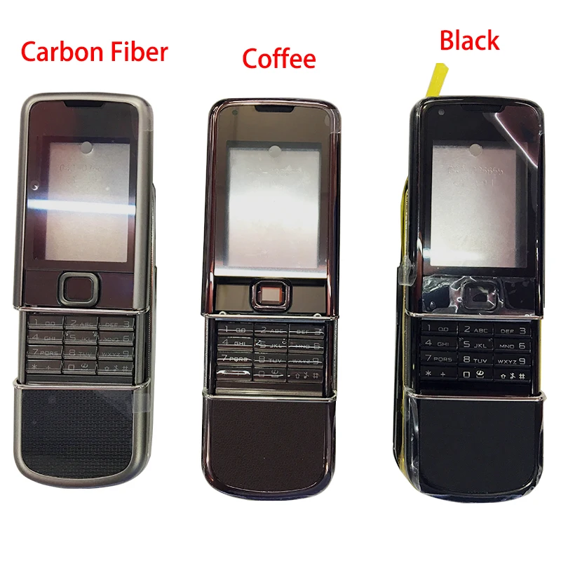 ZUGZUC New Metal For Nokia 8800 Arte 8800A Full Housing Complete Mobile Phone Housing+Logo