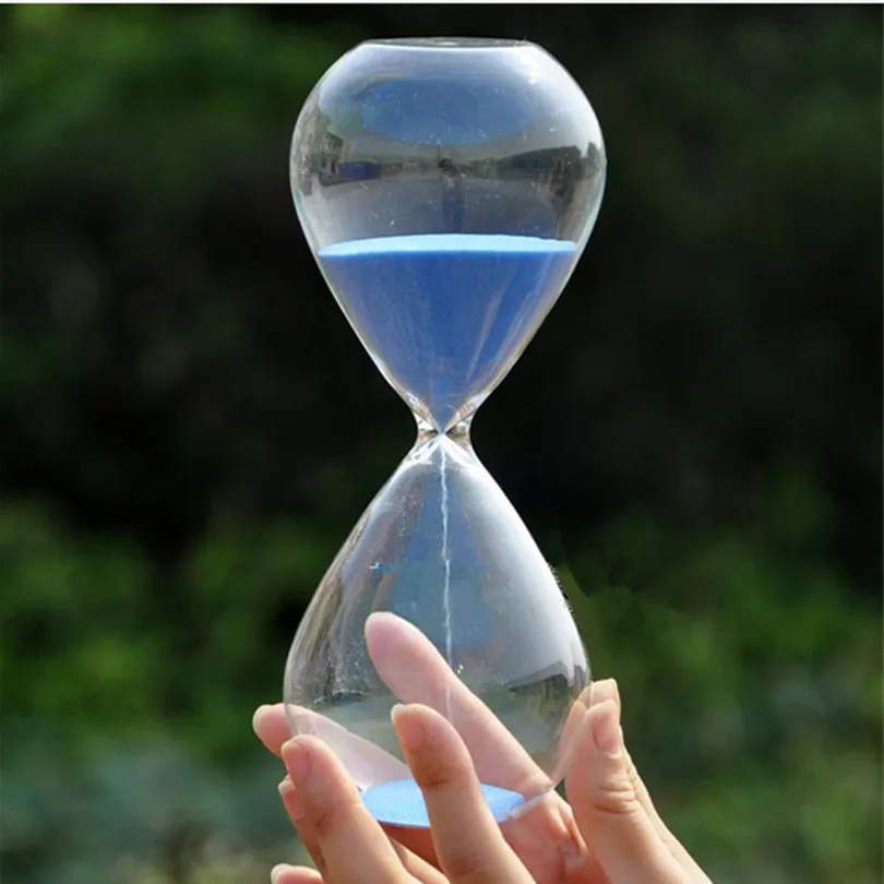 30 Minutes Transparent Glass Sand Hourglass Creative Sandglass Timer Clock Countdown Timing Valentine\'s Day Gifts Home Decor