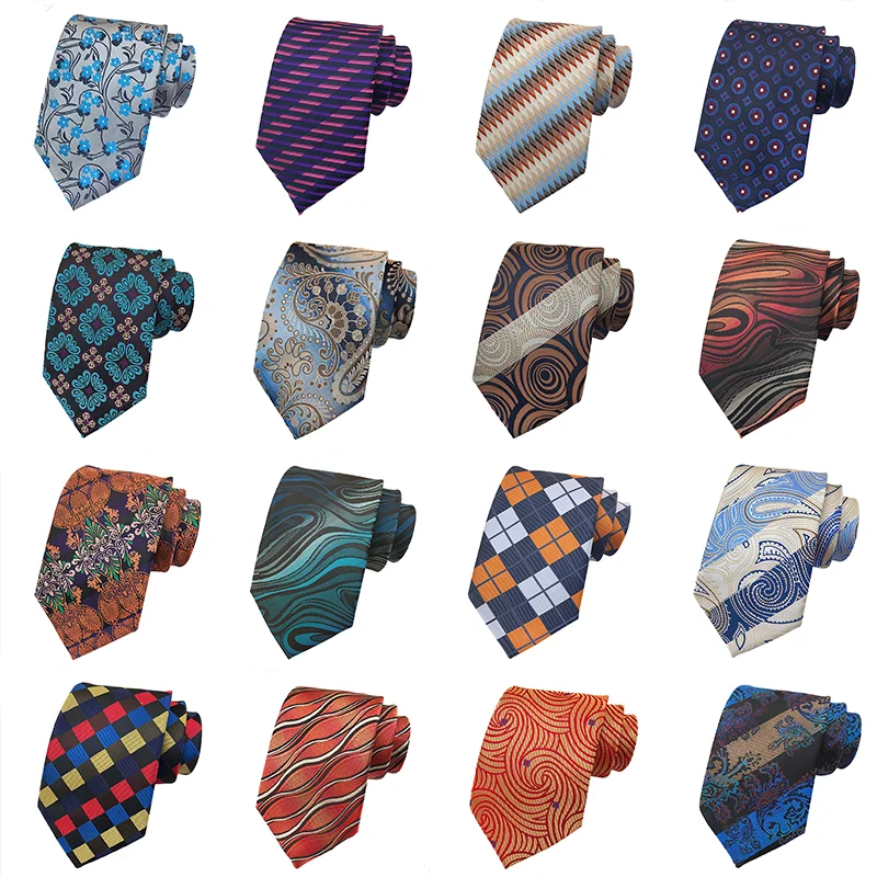 

Men's Tie Paisley Big Flower Necktie Dress Up Business Casual Neckcloth Groomsmen Groom Ties Cocktail Party Wedding Gravata Gift