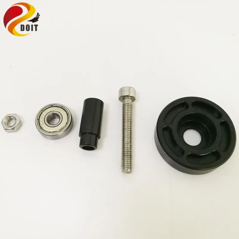 Accessorio per auto con ruota del serbatoio con ruota cingolata in plastica da 2 pezzi per telaio del serbatoio RC giocattolo RC fai da te