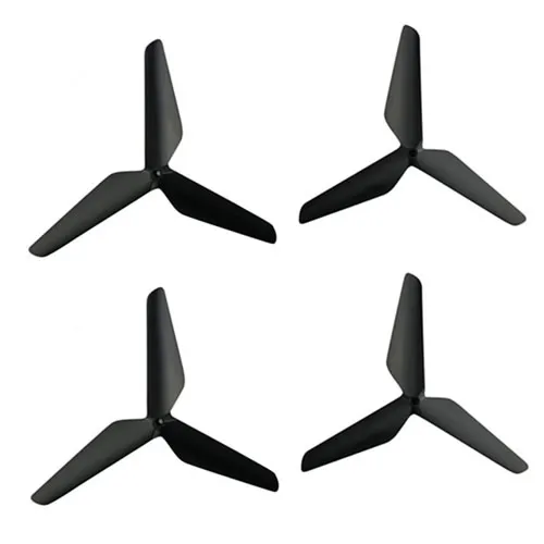 

Upgraded Propellers 3 Leaf Blades for SYMA X5UC X5UW X5HW X5HC CW CCW Prop Rotor Blade DIY Replacement Part Black Color