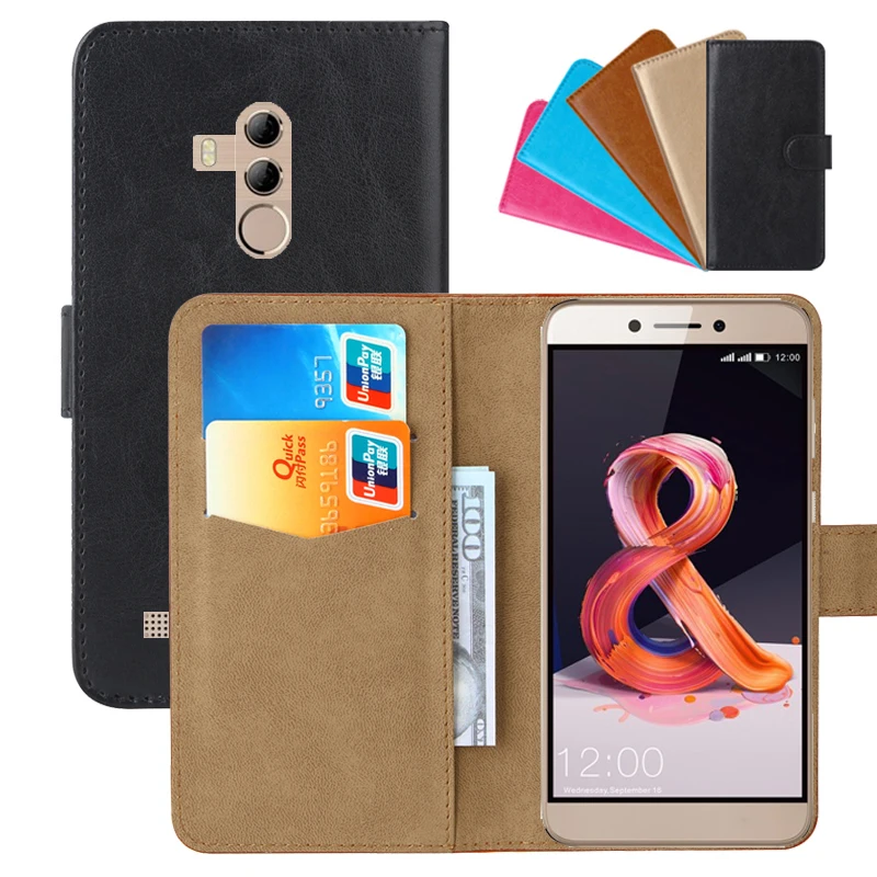 

Luxury Wallet Case For Leagoo T8/T8s PU Leather Retro Flip Cover Magnetic Fashion Cases Strap