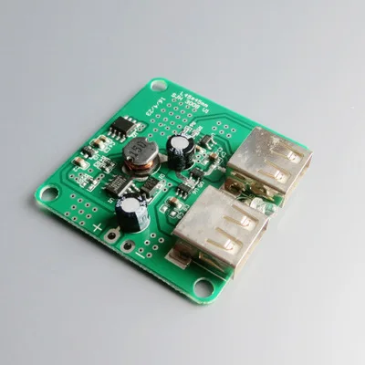 Regulador de voltaje solar 5V 2A Doble USB para banco de energía solar Reinicio inteligente para cargador solar DIY.