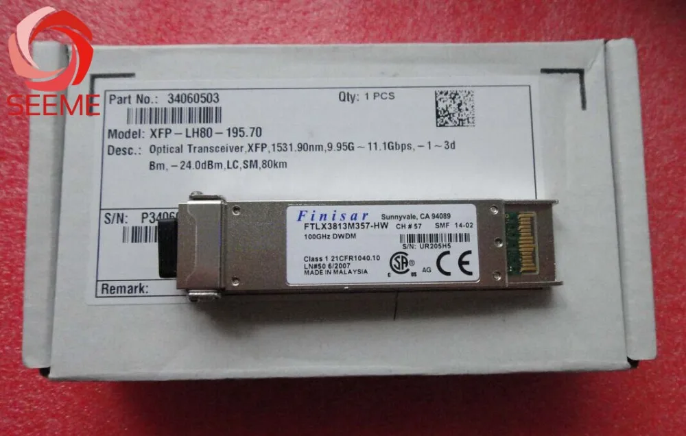 

FTLX3813M357-HW,100GHz DWDM