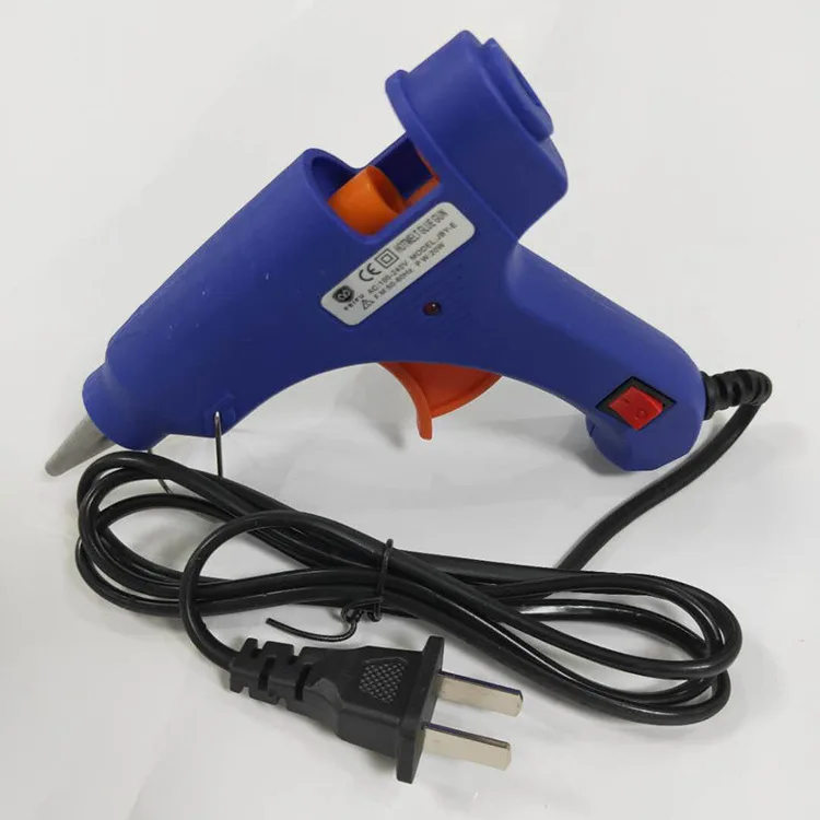 Mini 20w Melt Glue Gun for Sealing Wax Stick 100-240V Professional High Temp Heater Hot Glue Gun Repair Heat tool Fit 7mm Stick