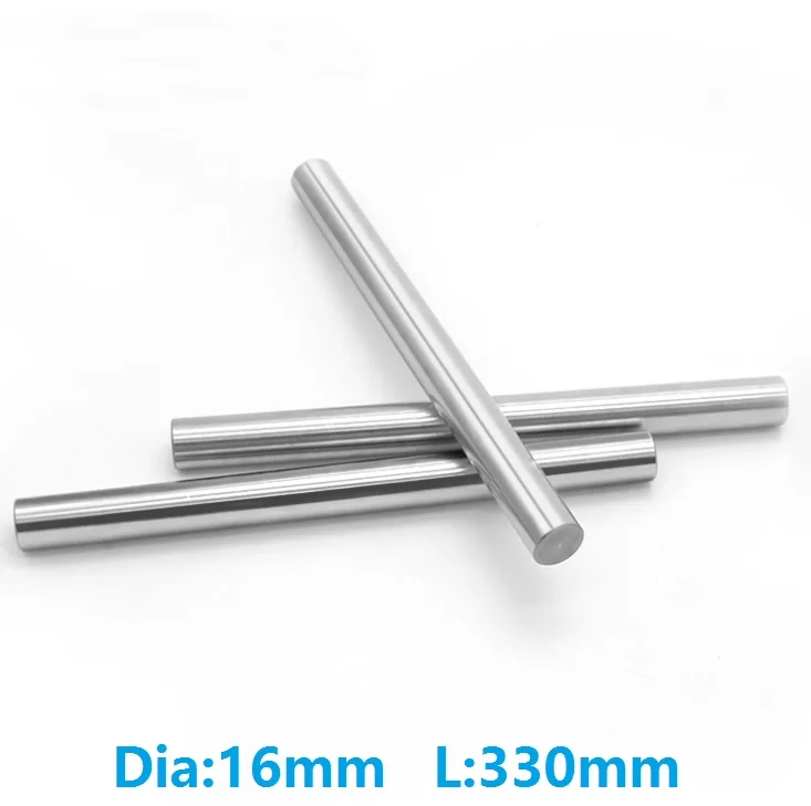 

30pcs/lot 16mm linear shaft 330mm long 16x330mm hardened chromed plated shaft steel rod bar CNC router 3D printer