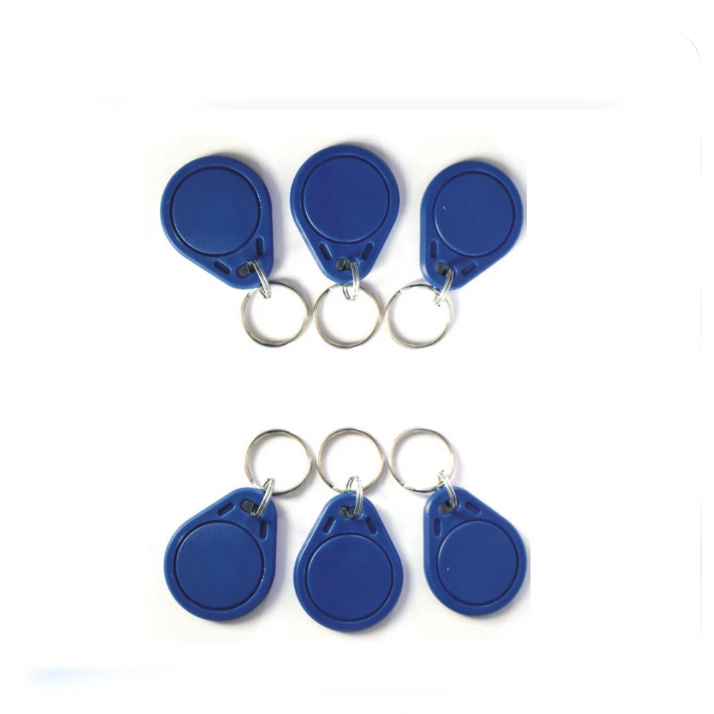 50 pz/lotto 13.56 MHz IC Card Clone Modificabile Smart Keyfobs Chiave Tag Carta 1K S50 RFID Blocco di Controllo Accessi 0 Settore Scrivibile