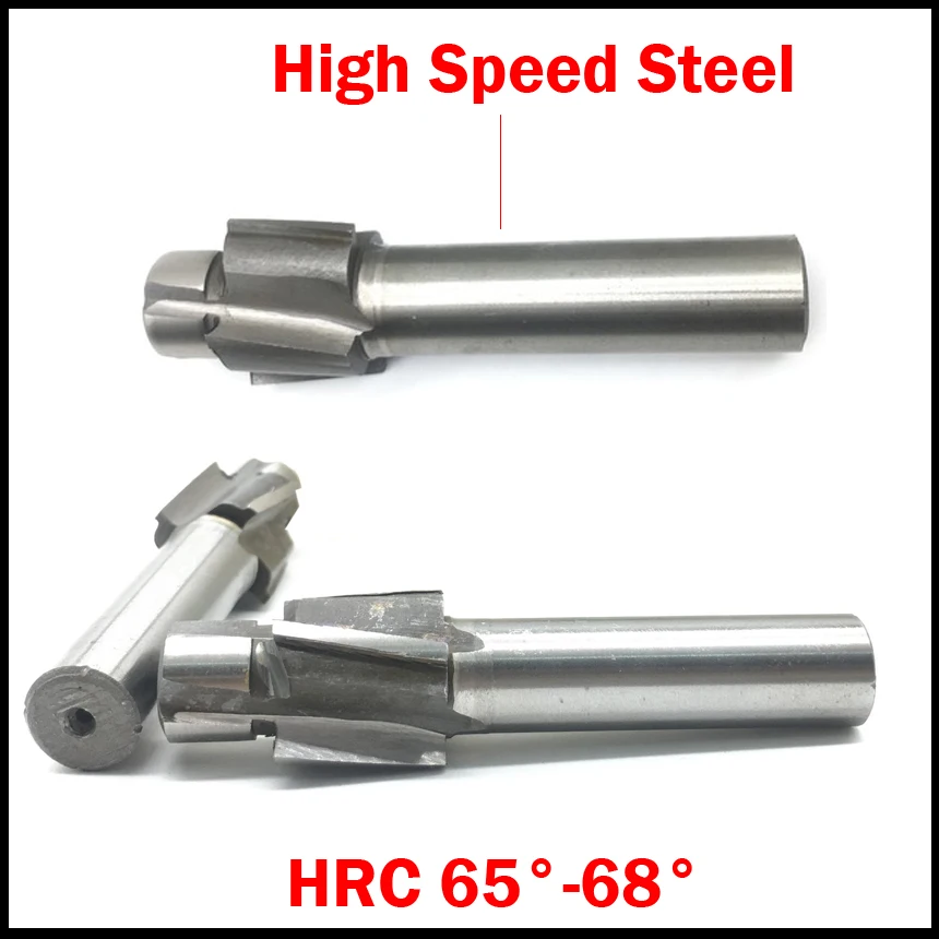 M10 10.3*16.8 10.3x16.8 HSS-AL 4 Flauto HRC68 Pilotato Svasatore Punta Del Trapano Svasato End Mill Fresa