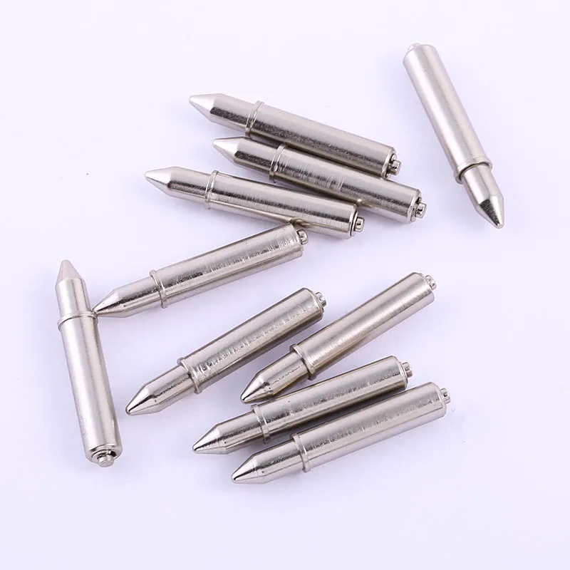 10/50PCS Electronic Test Tool Pointed Positioning Needle Length 37mm Dia 6.0mm Nickel Plated Spring Test Electronic Pin Dowels