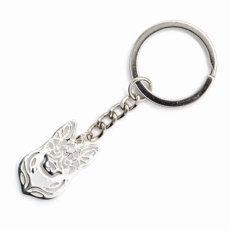 Lovers\' German Shepherd Dog Key Chains Jewelry Alloy Dog Pet Pendant Key Chains