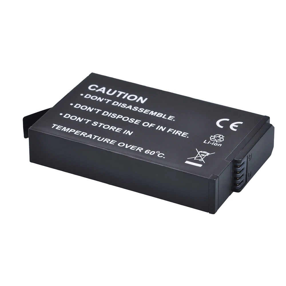 2x 2620mAh ASBBA-001 ASBBA 001 Battery and Dual USB Charger for Gopro Fusion 360-Degree Action Camera Batteries