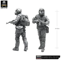 1/35 Russian Biochemical Force 1 Drag Resin Soldier Las-14
