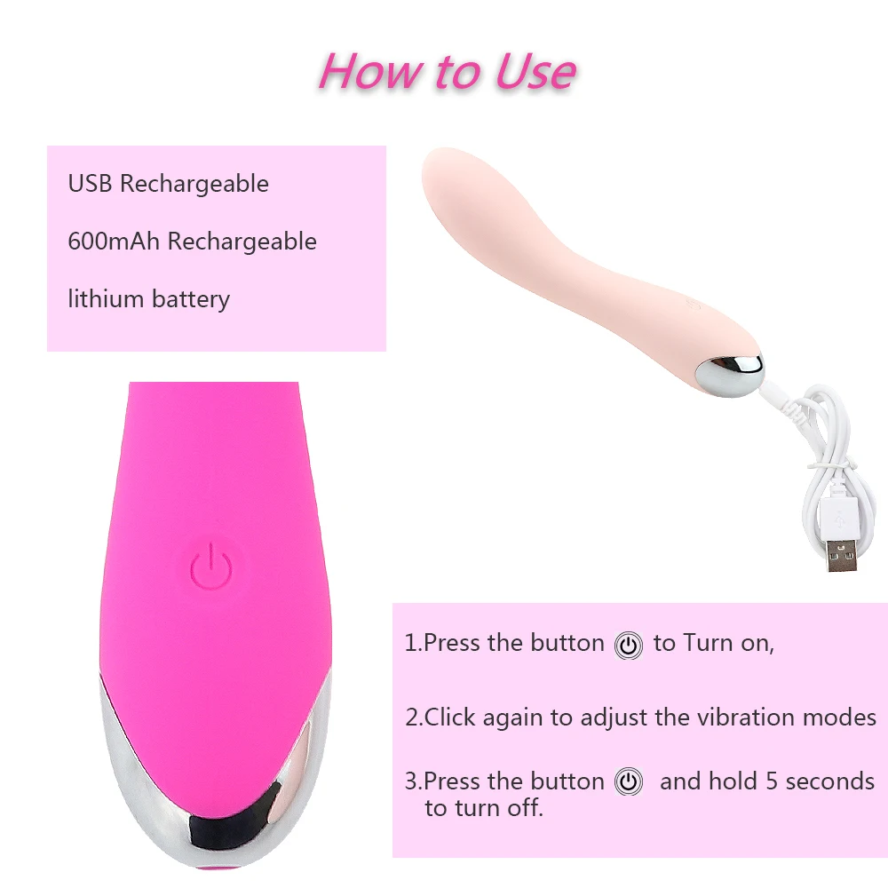 20 Modes G Spot Dildo Vibrator for Women Soft Female Vagina Clitoris Stimulator Anal Massager Masturbator Sex Products for Adult