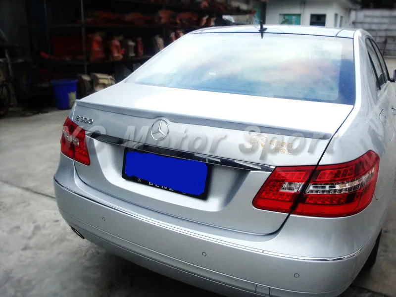 

Car Accessories FRP Fiber Glass LRS Style Trunk Spoiler Fit For 2010-2015 MB W212 E-Class 4D Rear Spoiler Trunk Wing