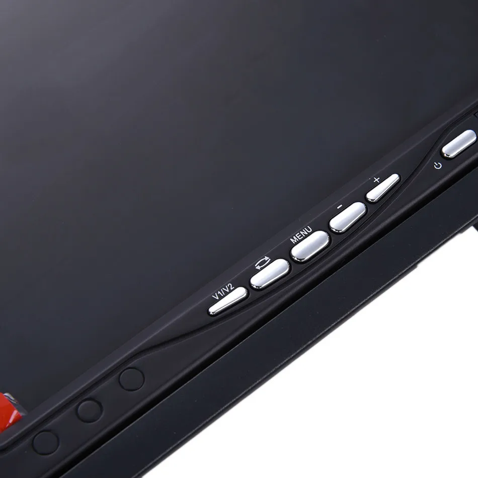 HD 7" inch Color TFT LCD  Car Monitor Rear View CCTV Monitor Display with 2 Channels Video Input for DVD VCD Reversing Camera