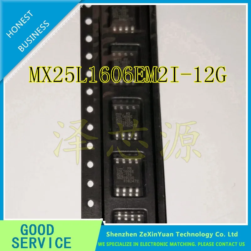 10PCS/LOT MX25L1606EM2I-12G 25L1606E SOP-8 IC FLASH 16MBIT 86MHZ