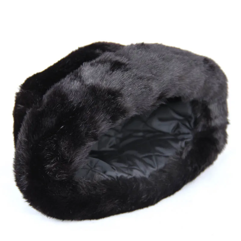 artificial wool fox dome high-quality fur cap Russian winter hat factory direct selling B-0653