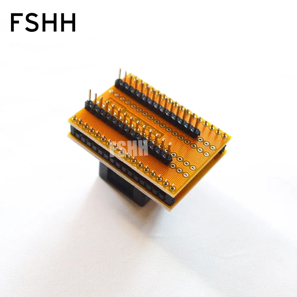 عرض 7.8 مللي متر TSSOP28 من dip28 محول اختبار المقبس دبوس الملعب = 0.65 مللي متر SSOP28 مبرمج محول