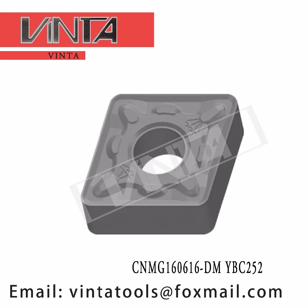 

high quality 10pcs/lots YBC252 YBC152 YBC351 YBC251 CNMG160616-DM cnc carbide turning inserts