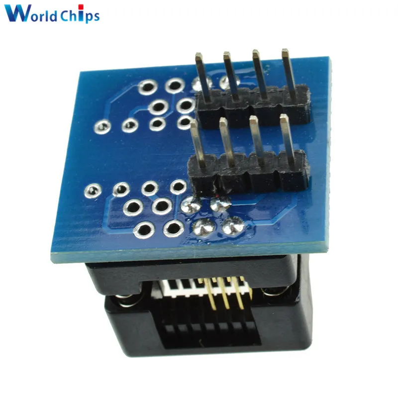 SOIC8 SOP8 to DIP8 IC Socket Wide-body Seat Wide 150mil 200mil Programmer Adapter Socket Blue/Green Smart Electronics