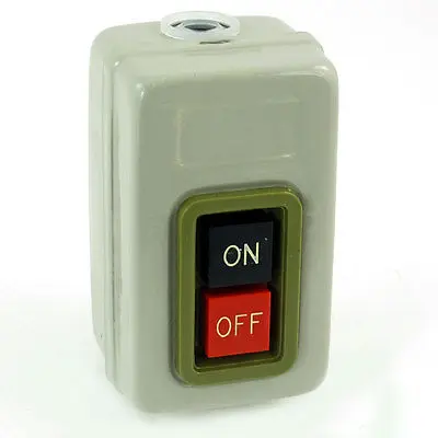 

Beige Metal On Off Power Push Button Switch Station 3P 500V 3.7KW