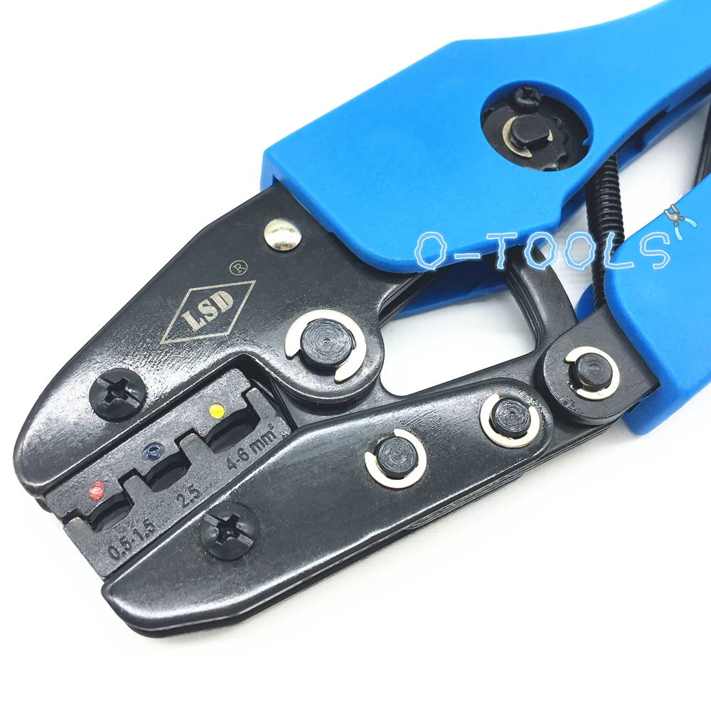 AN-03D Ratchet crimping pliers for 0.5-6mm² pre-insulated connectors 20-10AWG surge insulated terminal crimping tool