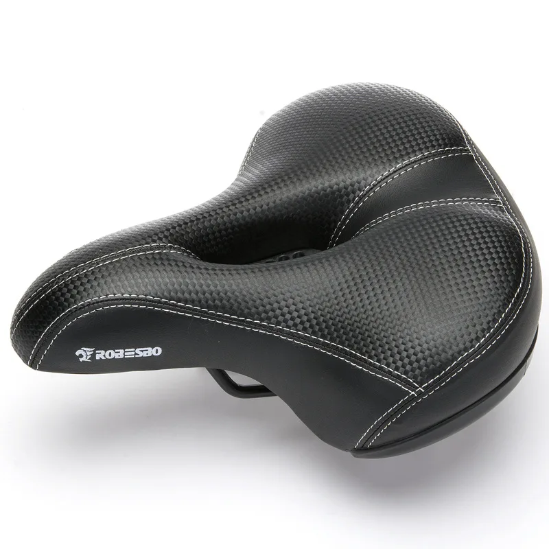 2018 Sale Selim Selle Sella Carbonio Wide Bicycle Seat Thicken Bike Saddle Bicicleta Cycling Mtb Cushion Asiento Sponge Soft