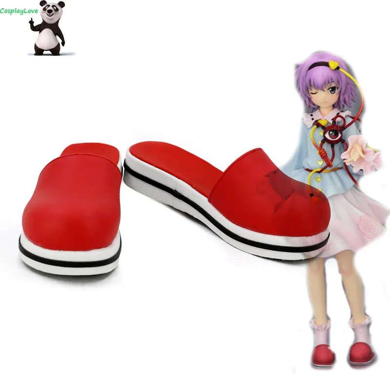 Touhou Project Komeiji Satori Red Cosplay Shoes Boots Newest Custom Made For Hallowee Christmas CosplayLove