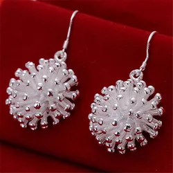 Direct Factory Price Silver 925 Plated Earrings Hot Selling High Quality Fashion Jewelry Best Gift