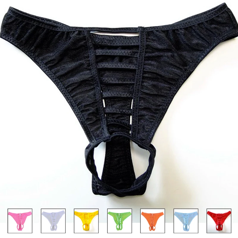 2019 new G String Men Sexy Hollow Out Underwear Erotic Men Jock Straps Penis Pouch thong Gay Men Wear gay underwear jockstrap