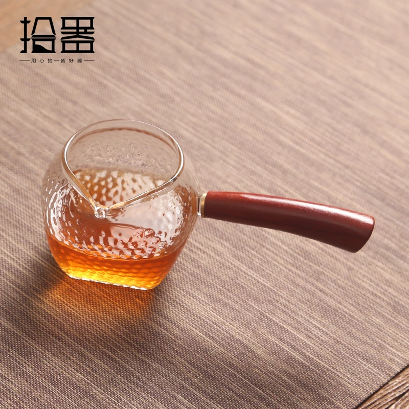 

Handmade Japanese heat-resistant clear glass drinkware teapot kung fu coffee green tea strainer nespresso kettle tea accessories