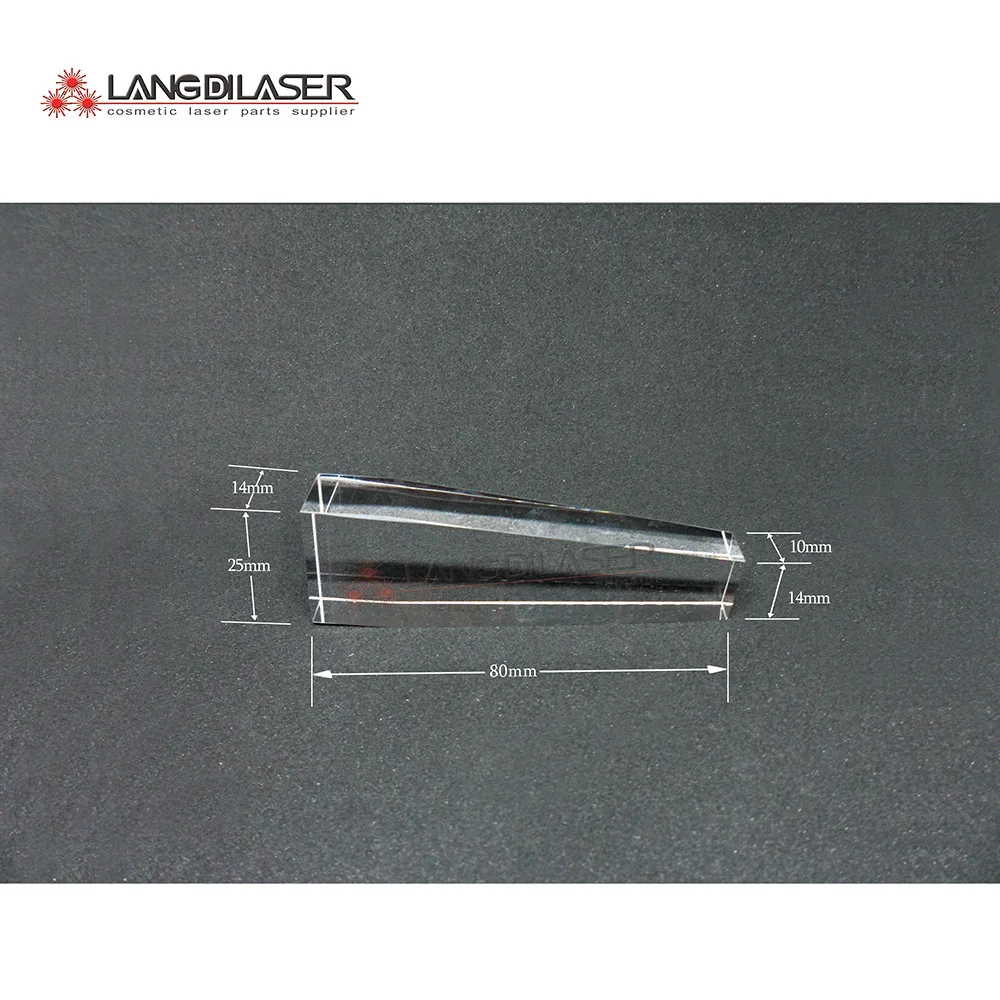 Size : 80*25(14)*14(10) , diode laser prisma crystal @755nm/808nm/810nm filter / diode laser filter