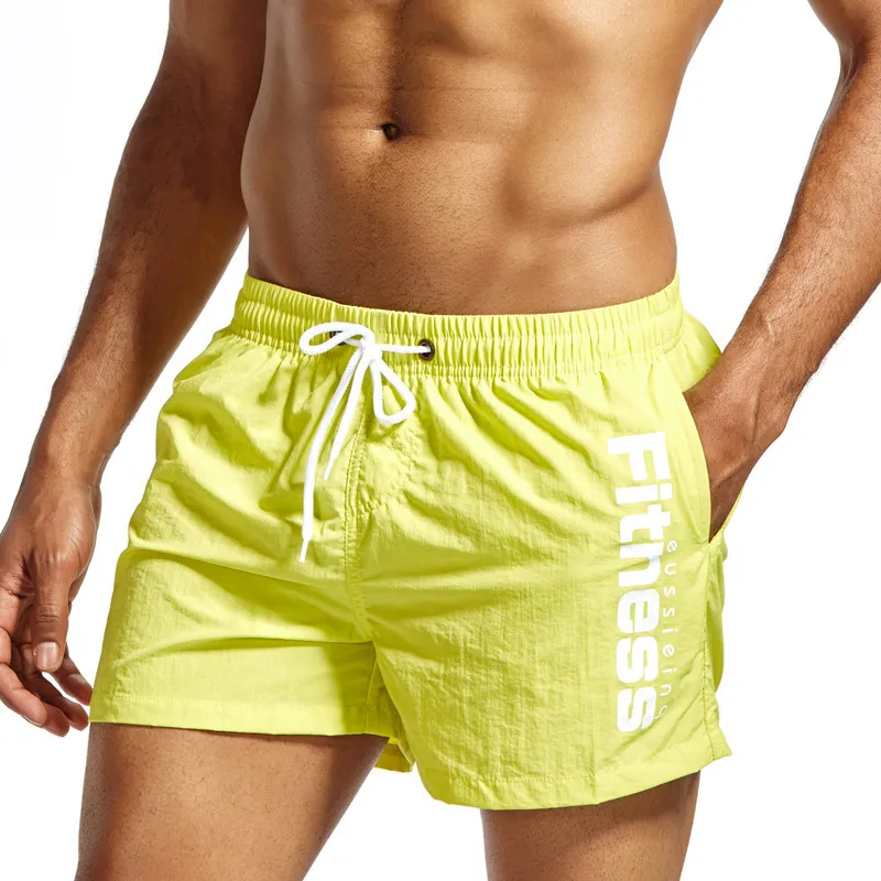 Männer Strand Shorts Badeanzüge Sexy Schwimmen Briefs Homosexuell Bademode Quick Dry Bermuda Schwimmen Surf Board Sport Fitness Jogginghose