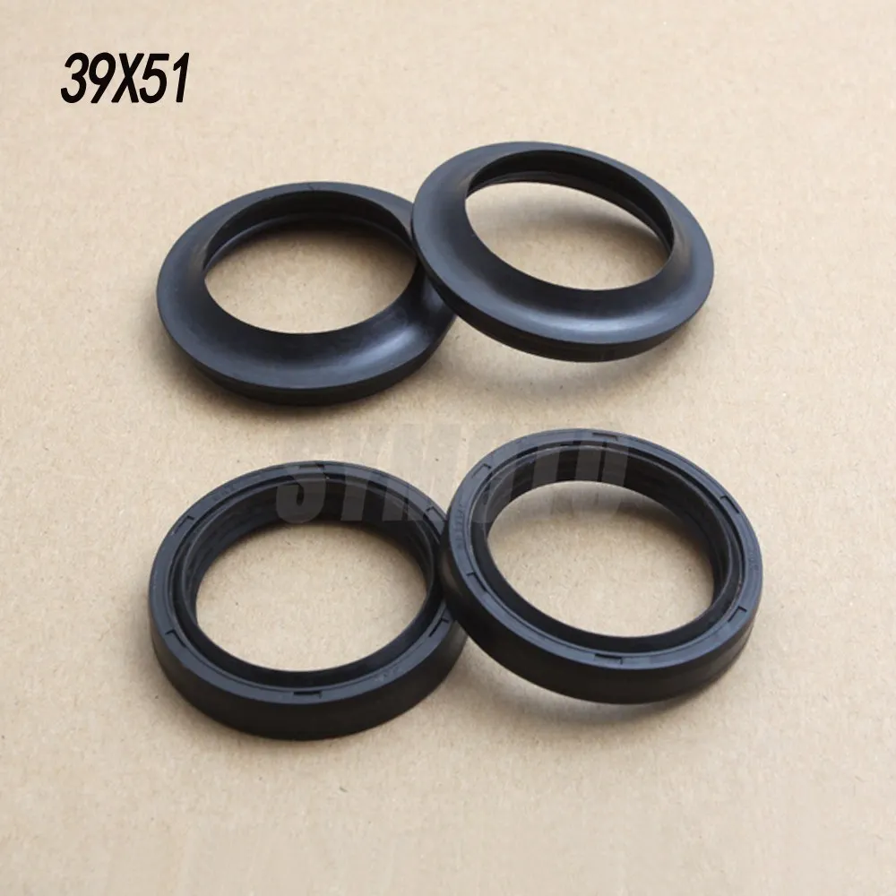 39*51*8/10.5 39X51 Motorcycle Front Fork Damper Oil Seal Dust cover For HONDA STEEL 400 STEEL400 VT600 shadow 600 88-03