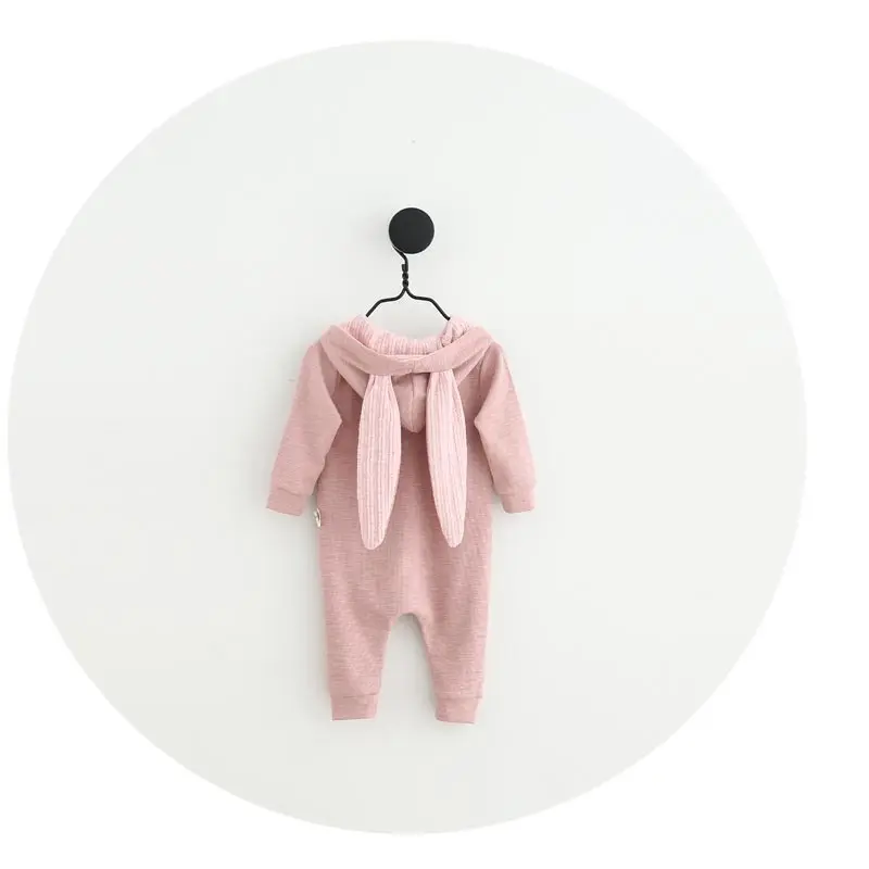 New Spring Autumn Baby Rompers Cute Cartoon Rabbit Infant Girl Boy Jumpers Kids Baby Outfits Clothes