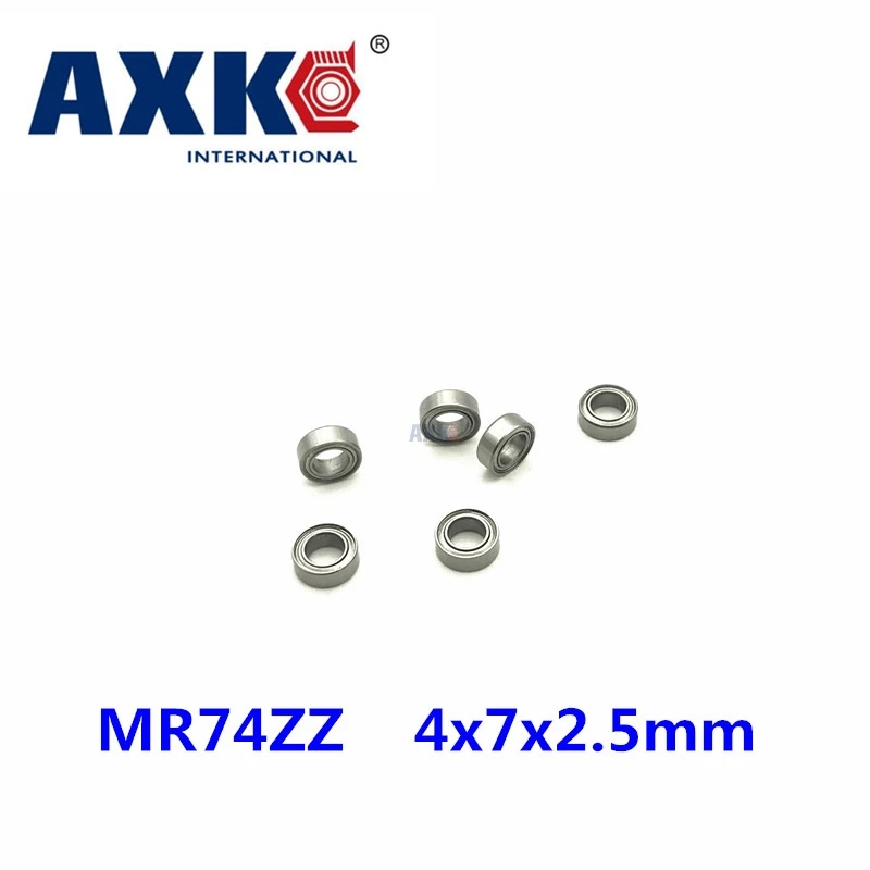 

Free shipping 500PCS mini bearing MR74ZZ L-740ZZ 4x7x2.5mm bearings P5 MR74 ZZ 4*7*2.5 deep groove ball bearings