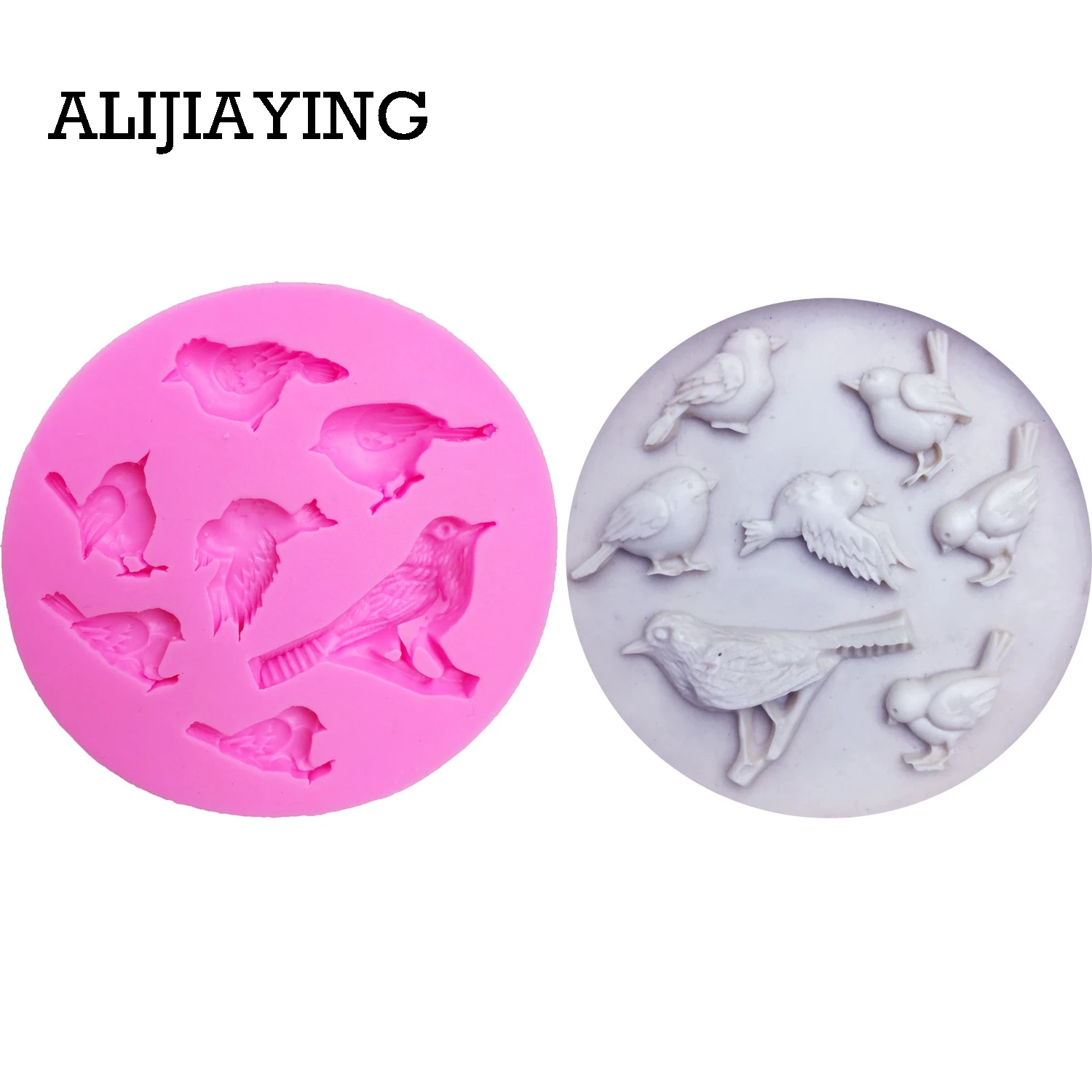 M0093 Sugarcraft Birds Silicone mould fondant mold cake decorating tools chocolate gumpaste molds