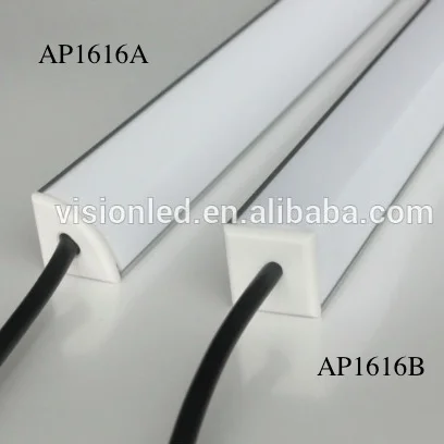 40m(20pcs) a lot, 2m per piece 16x16mm AP1616A/B aluminum profile for led flexible smd strips, triangle shape!