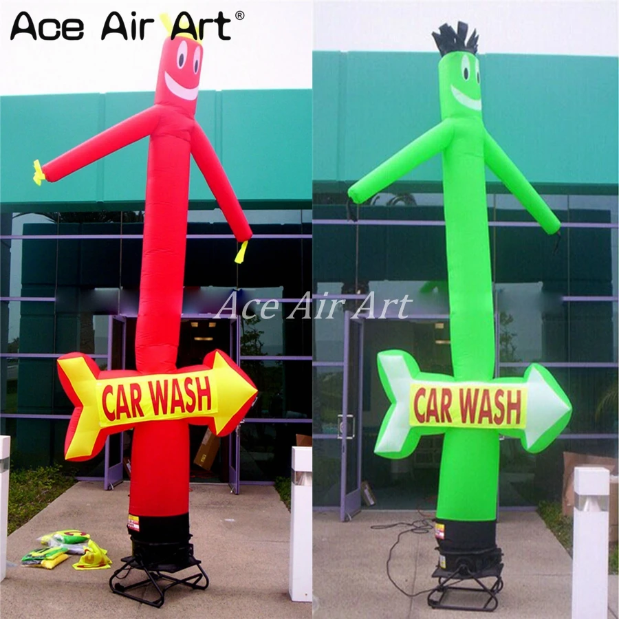 Beautiful Car Wash Inflatable Air Dancer with Different Color for Choice