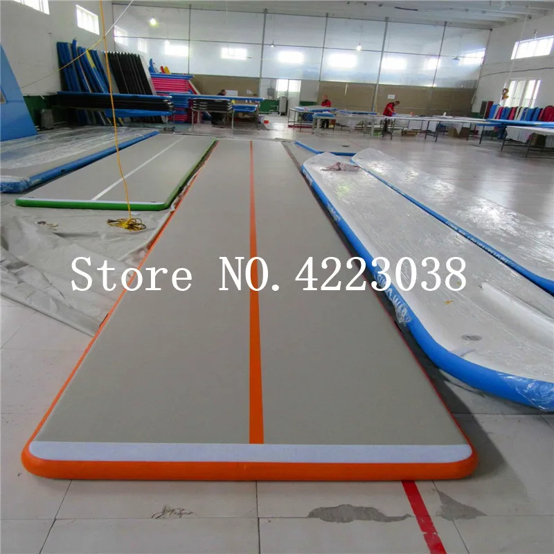 Free Shipping 10x2x0.2m Airtrack Inflatable Race Track Equipment Cheap Foldable Inflatable Air Tumble Track Air Mat On Sale