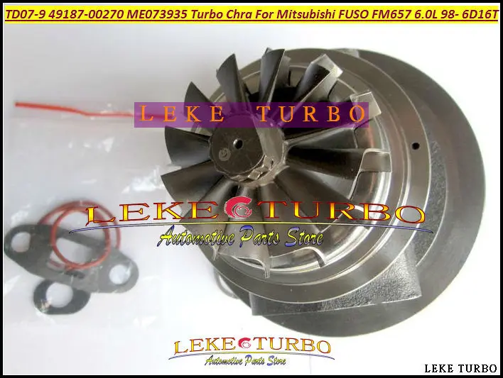 Free Ship Turbocharger Cartridge TD07-9 49187-00271 49187-00270 ME073935 Turbo Chra For Mitsubishi FUSO FM657 6.0L 6D16T 6D16