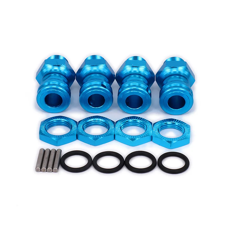 Wheel Hub M17 17mm Hex adapter M23 23mm 1/8 RC Car Upgraded Parts HSP Extension Adapter 12mm Nut  x4 Longer Combiner Coupler