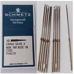 10 pieces PH*C70/CE*3 SCHMETZ for Embroidery towel Industrial sewing machine needles, some sizes for choosing