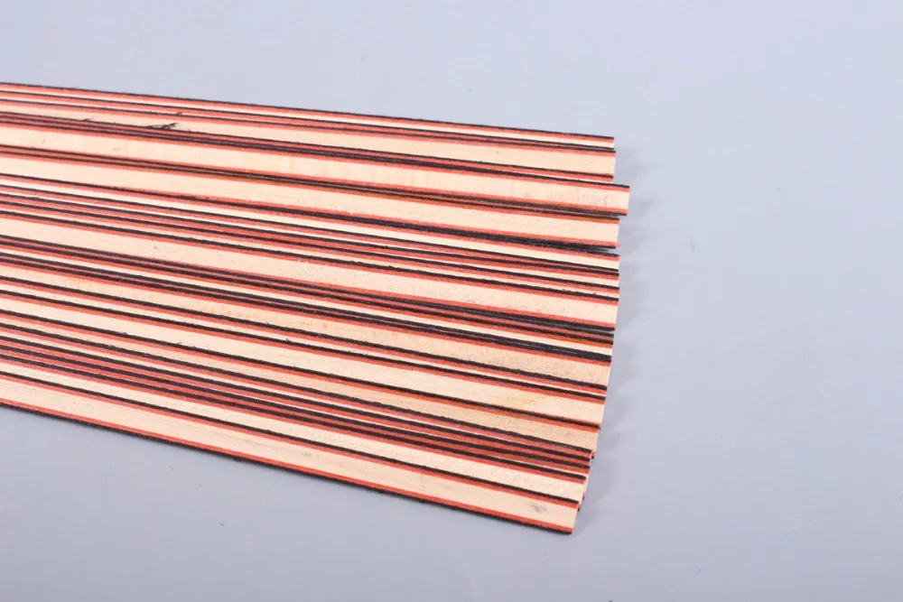 

Guitar Strip Wood Purfling Binding Guitar Body Parts Inlay 640x6x1.2 mm 168# 20 pcs