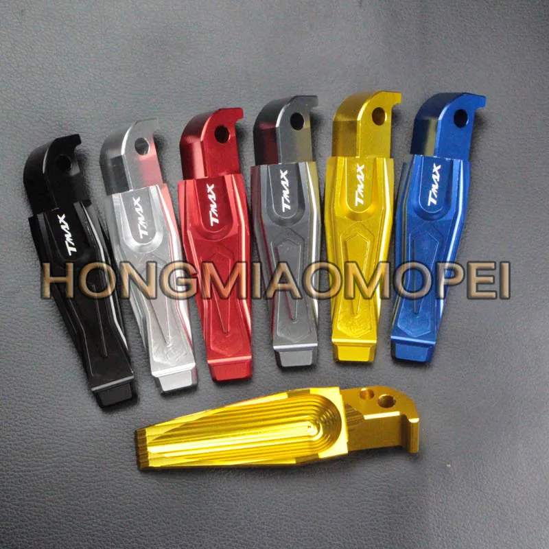 Motorcycle CNC Aluminum Rear Passanger Foot Peg Footrests For YAMAHA TMAX 500 T-MAX530 XP500 XP530