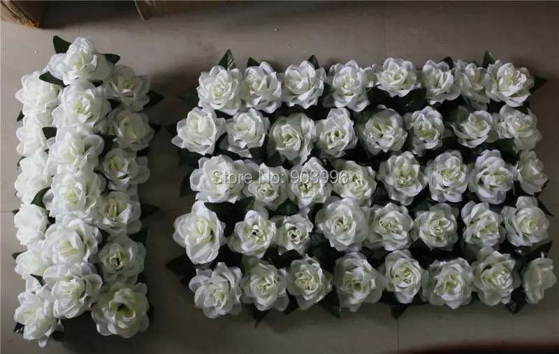 SPR ivory series artificial rose wedding flower wall backdrop road lead flower table centerpiece flower ball for party market