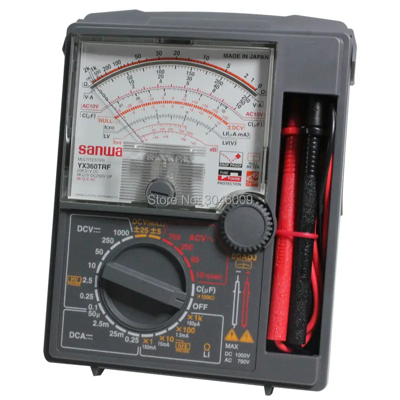 sanwa YX360TRF Anglog multimeter, pointer type best-selling multimeter zero center instrument 200Mohm resistance measurement